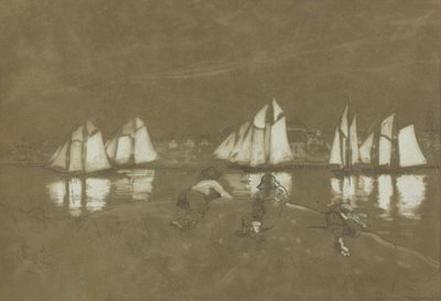 Haven van Gloucester door Winslow Homer